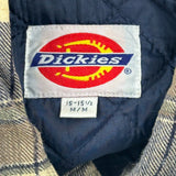 Dickies Checked Flannel Shirt - Medium Brown Cotton
