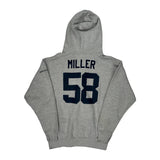 Denver Broncos Starter Nfl Hoodie - Large Gray Cotton Blend