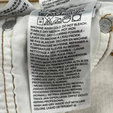 Levis Denim Shorts - 26W UK 6 White Cotton