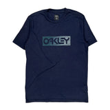 Oakley T-Shirt - Medium Navy Cotton