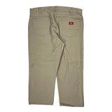 Dickies Trousers - 36W 24L Beige Cotton