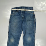 Dickies Double Knee Carpenter Jeans - 36W 29L Blue Cotton