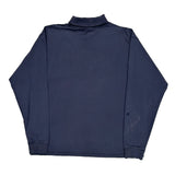 Carhartt Long Sleeve T-Shirt - 2XL Navy Cotton