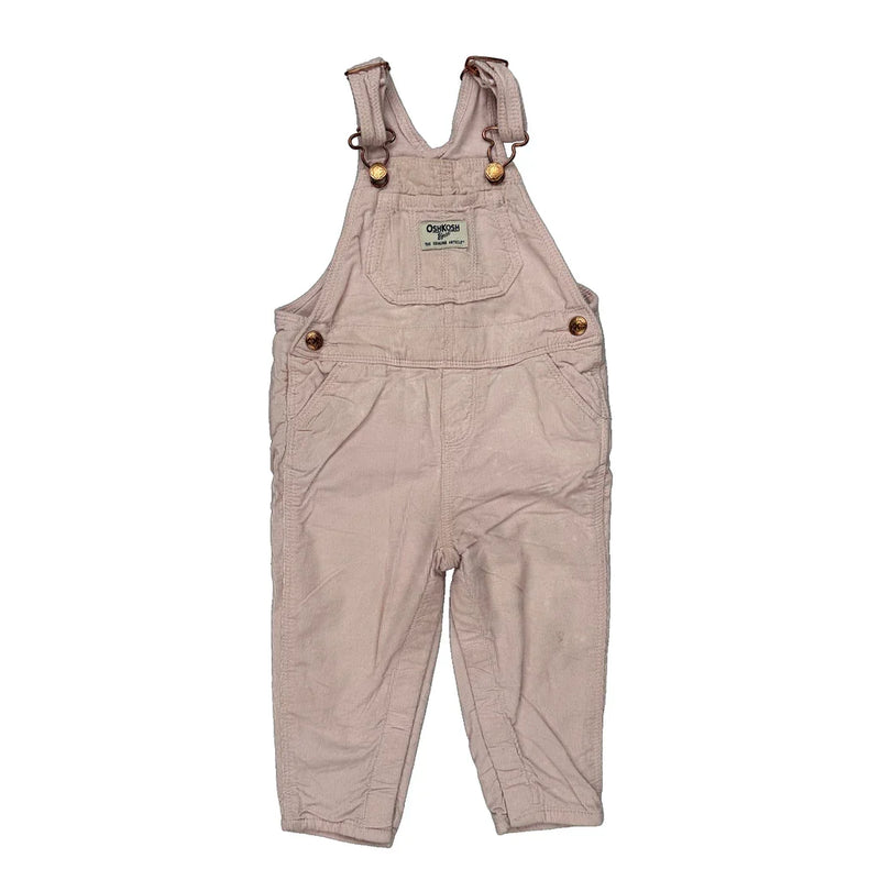 18 Months Oshkosh Dungarees - 2XS Pink Cotton