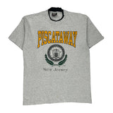 Made In USA Single Stitch Signal Sports College T-Shirt - XL Grey Cotton
