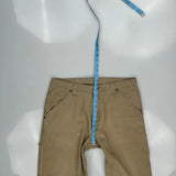 Wrangler Carpenter Trousers - 34W 32L Khaki Cotton