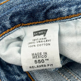 Levis Denim Shorts - 34W 10L Blue Cotton