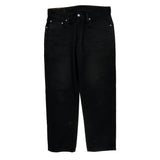 Levis Jeans - 33W 29L Black Cotton