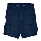 Levis Cargo Cargo Shorts - 36W 11L Blue Cotton