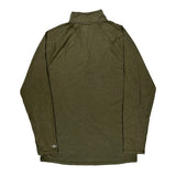 Carhartt 1/4 Zip - Medium Green Cotton Blend