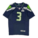 Seahawks Nike Football Jersey - Medium Navy Polyester