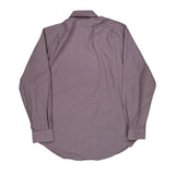 Regent Polo By Ralph Lauren Checked Shirt - Large Blue Cotton