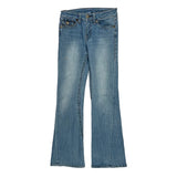 Levis Flared Jeans - 28W UK 6 Light Wash Denim