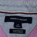 Tommy Hilfiger Polo Shirt - Large Purple Cotton