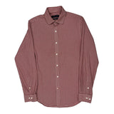 Tommy Hilfiger Checked Shirt - Medium Red Cotton