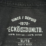 Unstoppable Ecko Unltd Graphic T-Shirt - XL Black Cotton