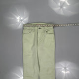 Levis Cord Jeans - 27W UK 8 Green Cotton