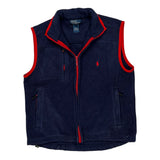 Polo By Ralph Lauren Vest - Small Navy Polyester