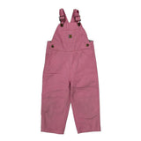 Age 3 Carhartt Overalls - 2XS Pink Cotton