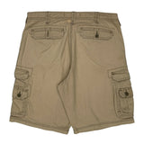 Lee Cargo Cargo Shorts - 34W 10L Beige Cotton