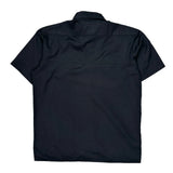 Dickies Short Sleeve Shirt - Large Black Polyester Blend