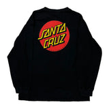 Skateboards Santa Cruz Graphic Long Sleeve T-Shirt - Medium Black Cotton