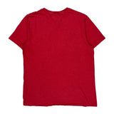 Tommy Hilfiger T-Shirt - Medium Red Cotton
