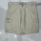 Wrangler Cargo Shorts - 36W 8L Beige Cotton