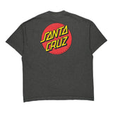 Santa Cruz Graphic T-Shirt - 2XL Gray Cotton