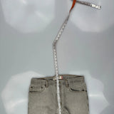 Levis 505 Jeans - 34W 34L Gray Cotton