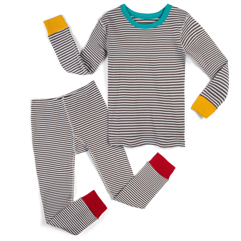 100% Organic Cotton Long Sleeve Pajamas for Kids: FINAL SALE