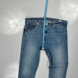 Levis Skinny Jeans - 36W 31L Blue Cotton