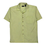 Faded Glory Hawaiian Shirt - Medium Yellow Cotton Blend