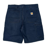 Carhartt Carpenter Shorts - 35W 10L Navy Cotton