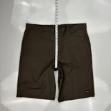 Dickies Chino Shorts - 40W 10L Brown Polyester Blend