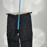 Carhartt Cargo Trousers - 36W 30L Black Cotton