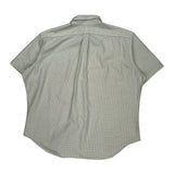 Ralph Lauren Checked Short Sleeve Shirt - 2XL Green Cotton