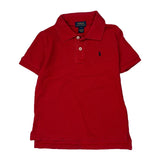 Age 6 Polo By Ralph Lauren Polo Shirt - Small Red Cotton