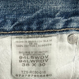 Wrangler Carpenter Jeans - 36W 30L Blue Cotton