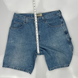 Wrangler Denim Shorts - 35W 10L Blue Denim