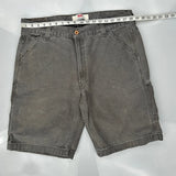 Levis Carpenter Shorts - 35W 10L Grey Cotton