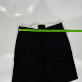 Red Kap Shorts - 32W 11L Black Polyester Blend