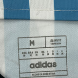 Argentina National Team Adidas 2022-23 De Paul Home Football Shirt - Medium Blue Polyester