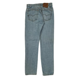 501 Levis Jeans - 30W 34L Light Wash Cotton