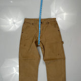 Wrangler Carpenter Pants - 30W 30L Brown Cotton