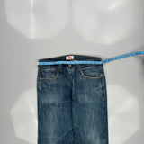 501 Levis Jeans - 34W 30L Blue Cotton