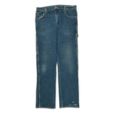 Dickies Double Knee Carpenter Jeans - 34W 34L Blue Cotton