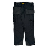 Cat Cargo Pants - 38W 32L Black Cotton Blend
