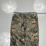 Cabelas Camo Cargo Trousers - 36W 30L Green Cotton