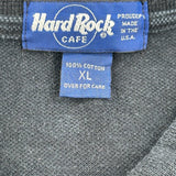 Hard Rock Cafe Polo Shirt - XL Black Cotton